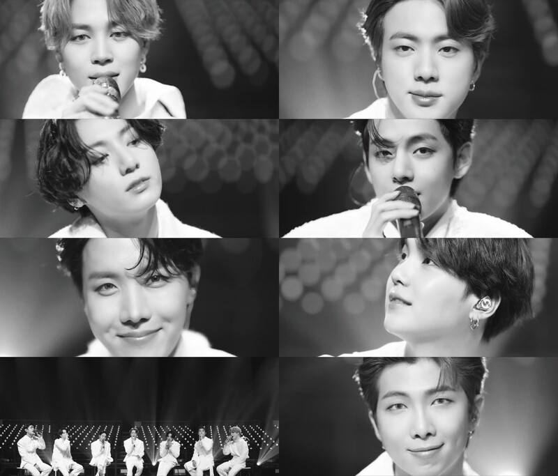 20일 공개된 방탄소년단의 새 앨범 &lt;비(BE)&gt;의 타이틀곡 ‘라이프 고즈 온’ 뮤직비디오 화면 갈무리. 빅히트엔터테인먼트 제공