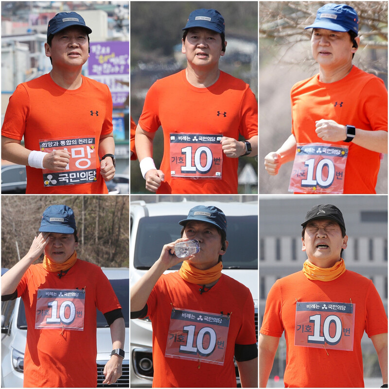 안철수 국민의당 대표가 오는 14일 오후 서울 광화문광장에서 대국민 메시지를 발표하는 것으로 ‘400㎞ 국토 대종주'의 마침표를 찍는다. 연합뉴스 안철수 국민의당 대표가 오는 14일 오후 서울 광화문광장에서 대국민 메시지를 발표하는 것으로 ‘400㎞ 국토 대종주'의 마침표를 찍는다. 연합뉴스
