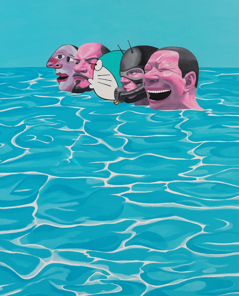 The Blue Ocean Oil on Canvas 250×200cm.사진 XCI 제공