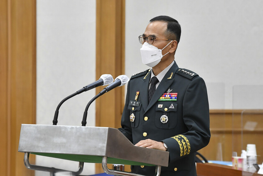 지난 13일 국회 국방위 국정감사에서 남영신 육군참모총장은 성전환수술을 받은 변희수 전 하사를 강제전역시킨 육군의 조처는 부당하다는 법원 판결에 대해 “판결을 존중하며 항소 여부를 신중히 검토 중”이라고 밝혔다. 육군 제공