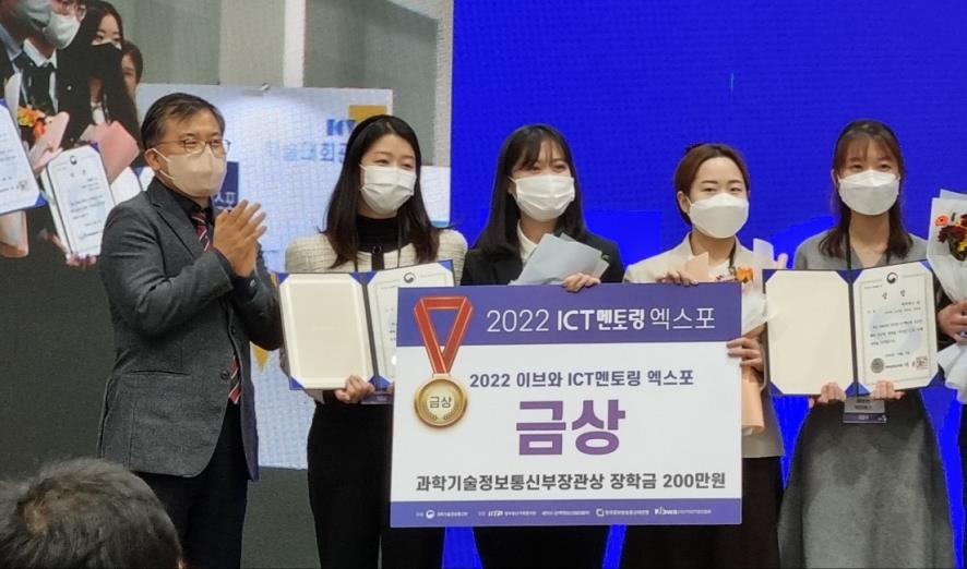 &nbsp; &nbsp; &nbsp; &nbsp; &nbsp; &nbsp; &nbsp; &nbsp; &nbsp; &nbsp; &nbsp; &nbsp; &nbsp; &nbsp; &nbsp; &nbsp; &nbsp; &nbsp; &nbsp; &nbsp; &nbsp; &nbsp; &nbsp; &nbsp; &nbsp; &nbsp; &nbsp; &nbsp; &nbsp; &nbsp; 수상한 뒤 기념사진을 찍고 있다. 덕성여대 제공