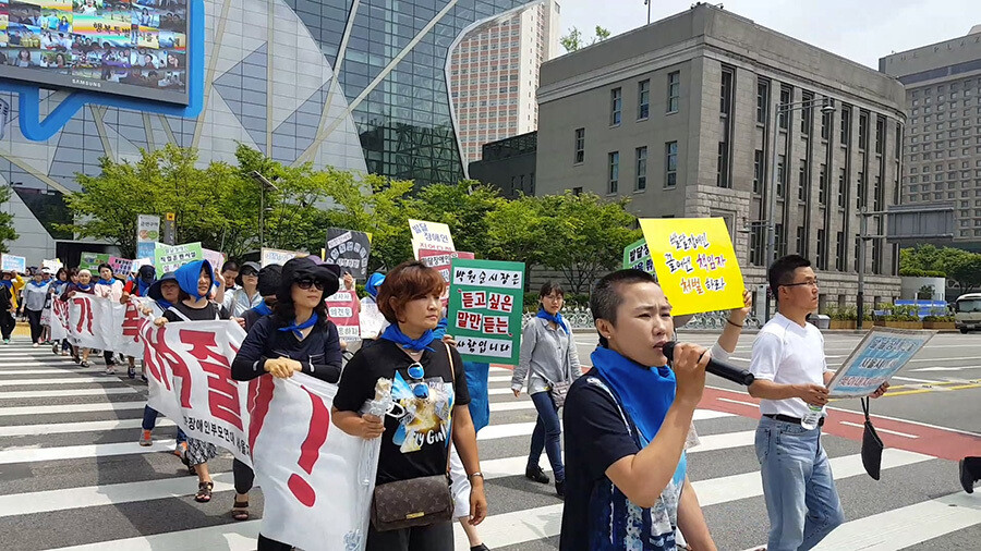 영화 &lt;학교 가는 길&gt; 스틸컷. 영화사 진진 제공