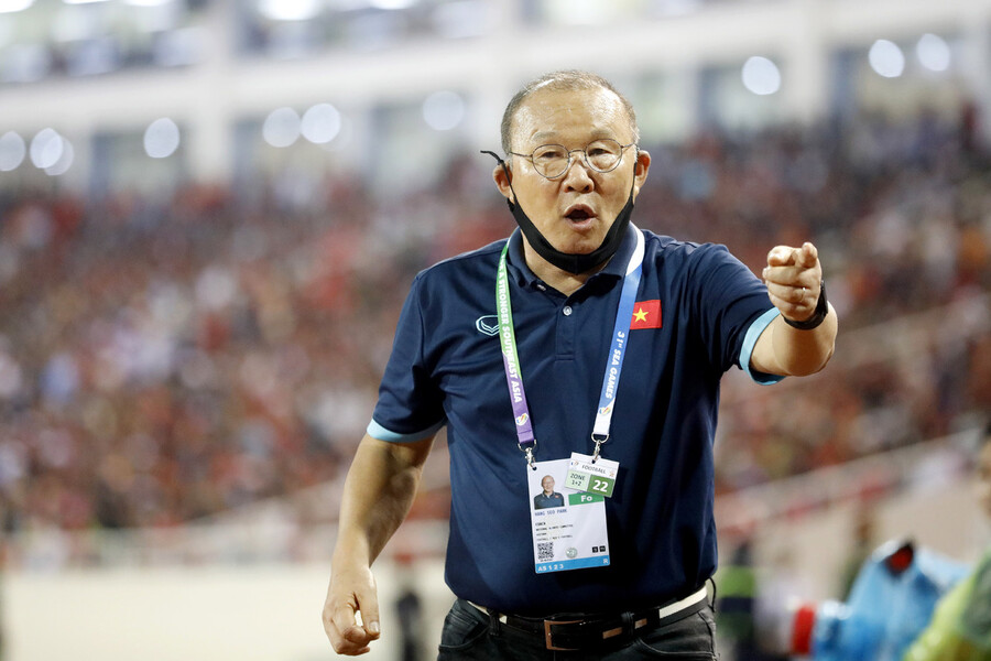 박항서 베트남 남자축구 대표팀 감독. AP 연합뉴스