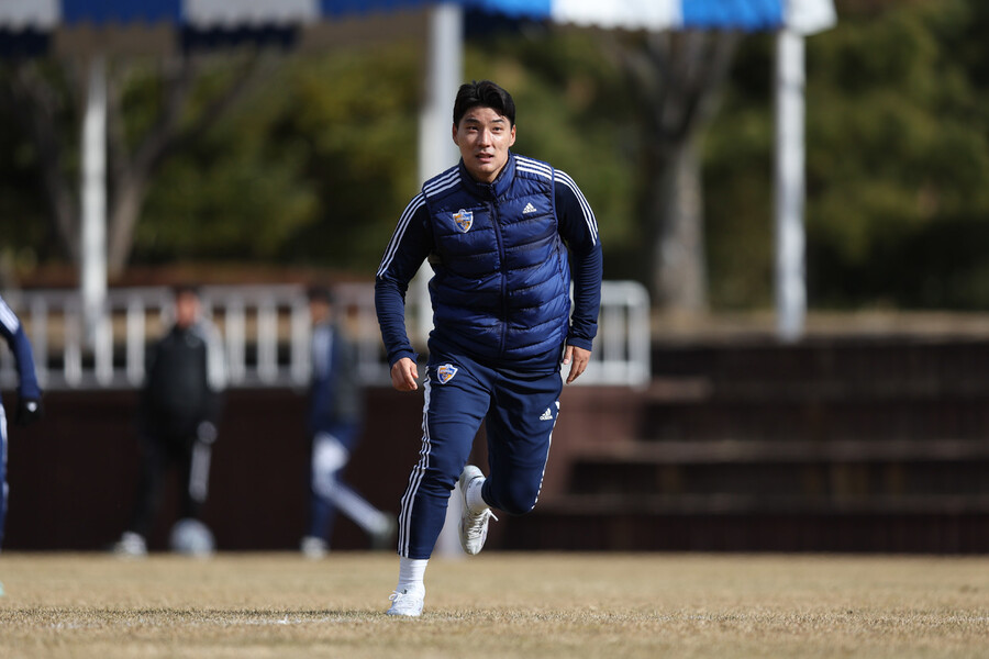 울산현대의 주민규. 한국프로축구연맹 제공