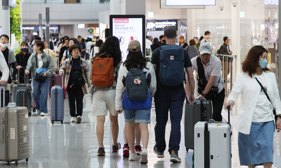 영종도 인천국제공항 모습. 연합뉴스