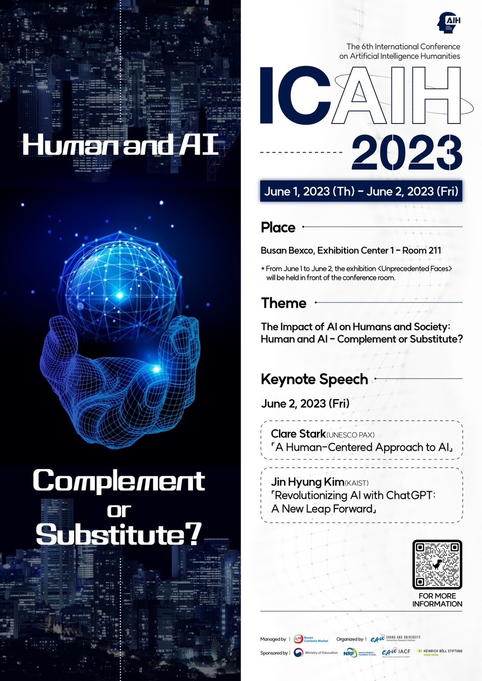 &nbsp; &nbsp; &nbsp; &nbsp; &nbsp; &nbsp; &nbsp; &nbsp; &nbsp; &nbsp; &nbsp; &nbsp; &nbsp; &nbsp; &nbsp; &nbsp; &nbsp; &nbsp; &nbsp; &nbsp; &nbsp; &nbsp; &nbsp; &nbsp; &nbsp; &nbsp; &nbsp; &nbsp; &nbsp; &nbsp; &nbsp; &nbsp; &nbsp; &nbsp; &nbsp; &nbsp; &nbsp; &nbsp; &nbsp; &nbsp; &nbsp; &nbsp; &nbsp; &nbsp; &nbsp; &nbsp; &nbsp; &nbsp; &nbsp;ICAIH 2023 포스터. 중앙대 제공