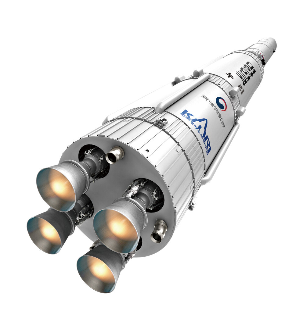 누리호 비행 상상도. 한국항공우주연구원 제공