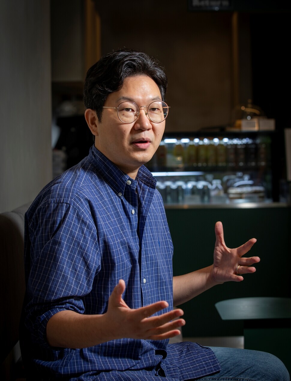 &lt;보통 일베들의 시대&gt; 저자 김학준씨. 김진수 선임기자
