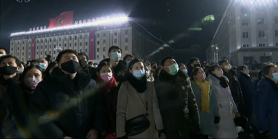 [포토] 북한의 새해맞이 ‘신년경축공연’ 현장