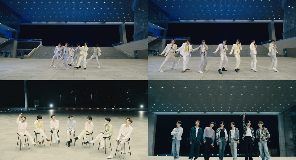그룹 방탄소년단(BTS)이 8일 오전 유튜브로 중계된 가상 졸업식 ''디어 클래스 오브 2020''(Dear Class of 2020)를 통해 학교를 나서 세상으로 한 발짝 나가는 또래들에 응원을 건넸다. 신종 코로나바이러스 감염증(코로나19) 여파로 오프라인 졸업식을 못한 졸업생들을 위해 유튜브가 주최한 온라인 졸업식으로, 방탄소년단은 국내에서 유일하게 특별 연사로 초청받아 12분가량 영상을 통해 축사했다. 해당 영상은 서울 용산구 국립중앙박물관에서 촬영됐다. [빅히트엔터테인먼트 제공]