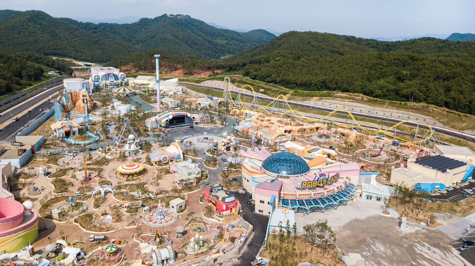 경남 창원시 마산합포구 구산면에 건설된 경남로봇랜드. 경남도 제공