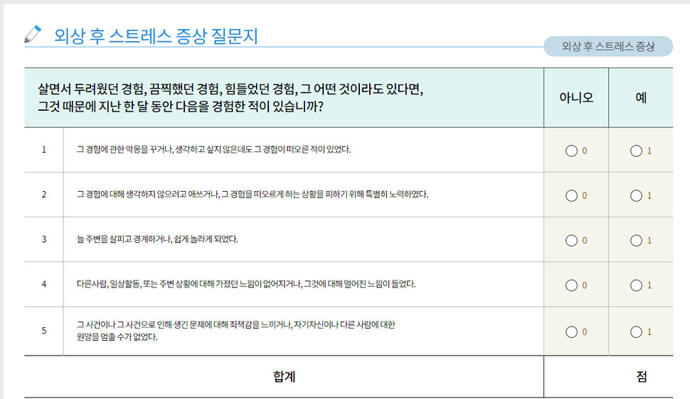 국가트라우마센터 참조