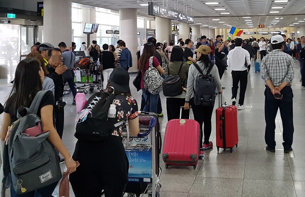 지난해 제주공항 모습.