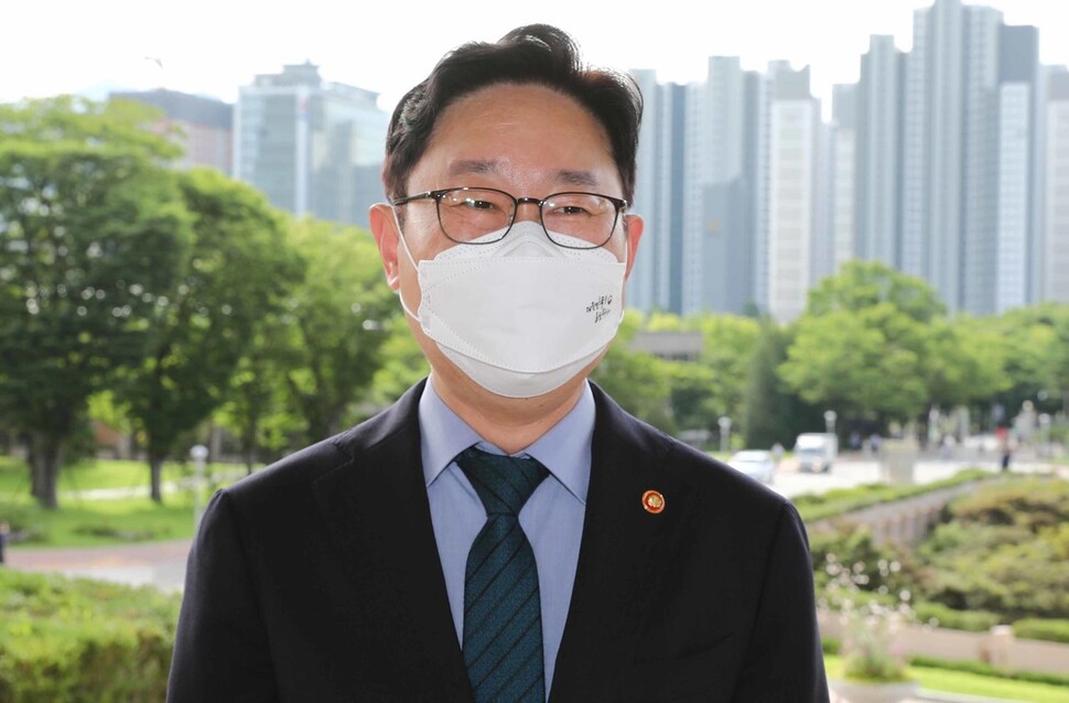 박범계 법무부 장관. &lt;연합뉴스&gt;