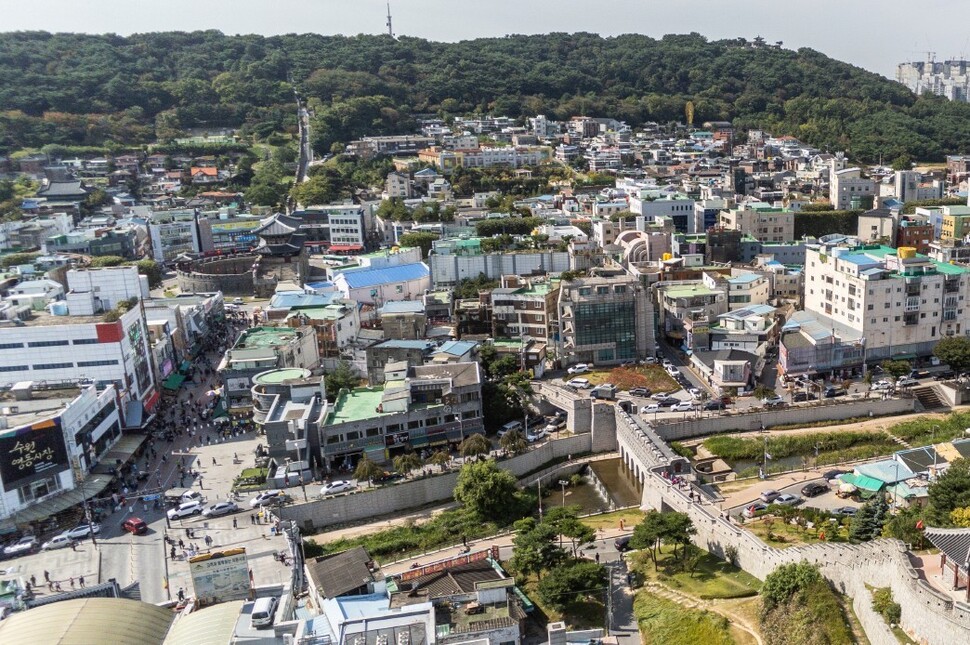 팔달문의 현재 모습.