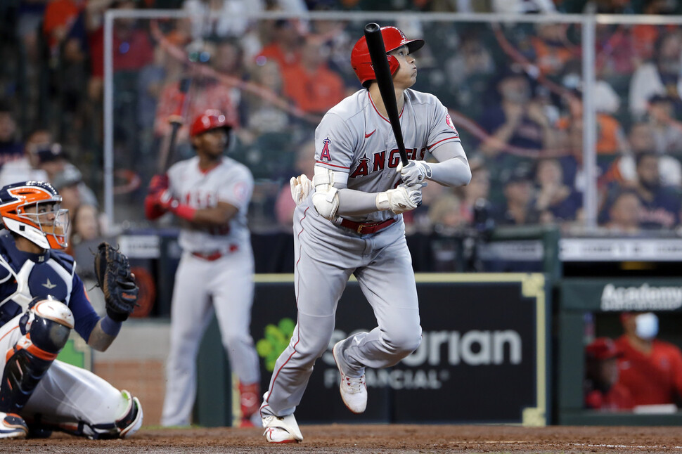 ‘타자’ 오타니, 5경기 홈런 ‘3방’…MLB 홈런 공동 선두