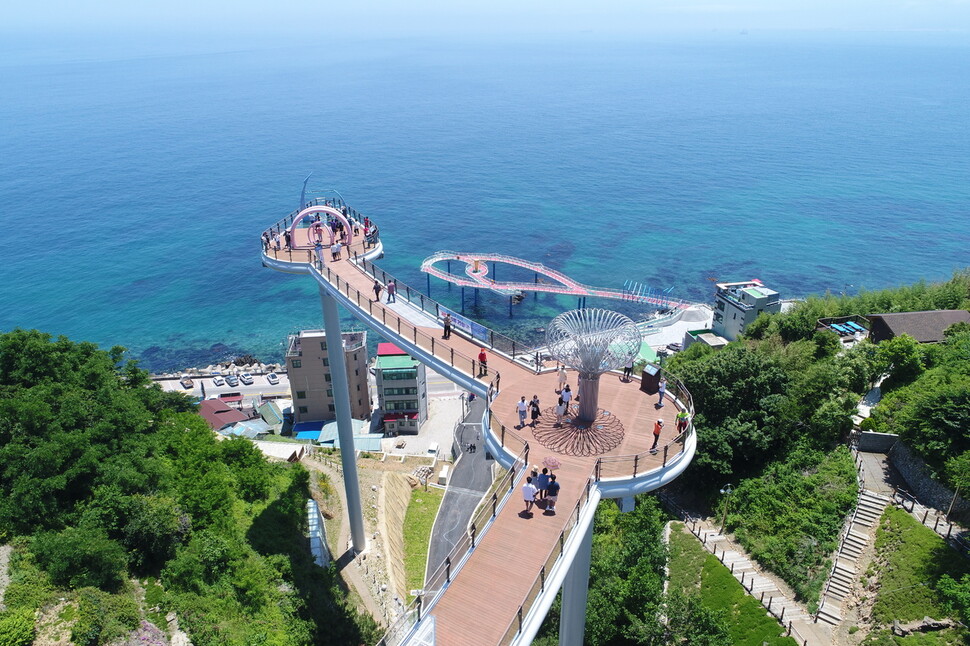 도째비골 스카이밸리 전경. 동해시 제공