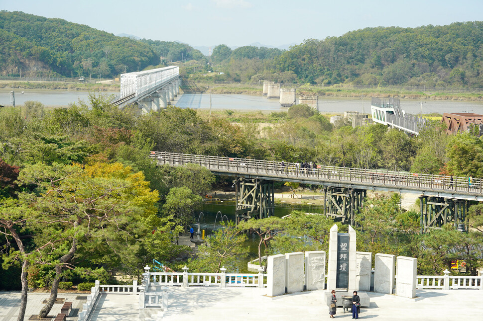 경기도 파주시 임진각 관광지 전경.