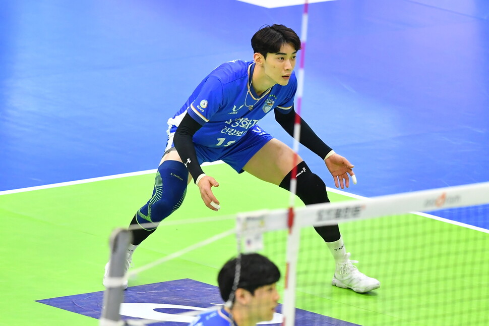 자택에서 숨진 채 발견된 삼성화재 블루팡스 레프트 김인혁. 한국배구연맹 제공