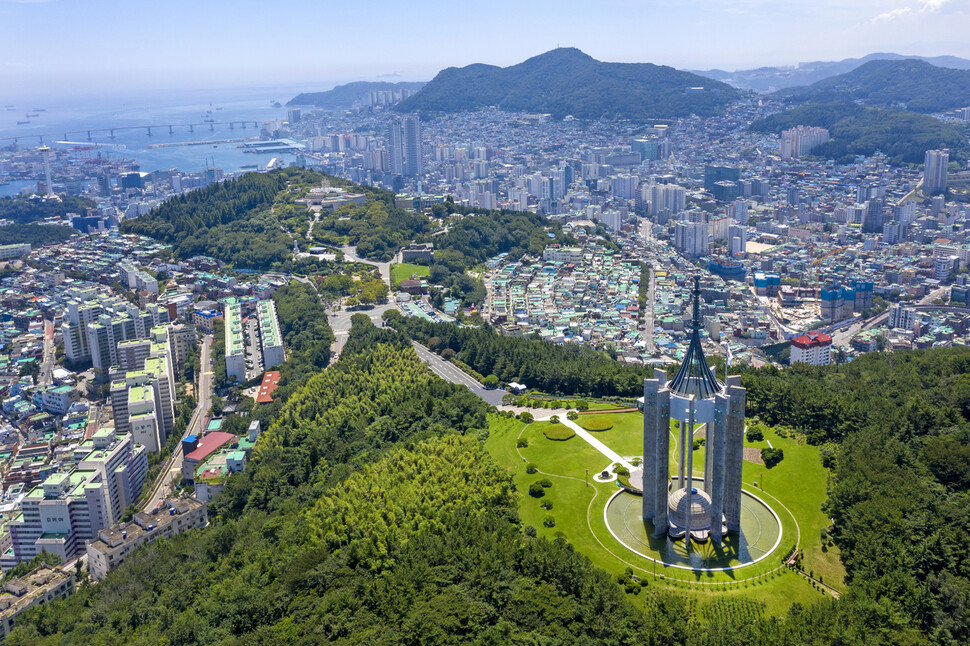 부산 중앙공원 모습. 부산시 제공