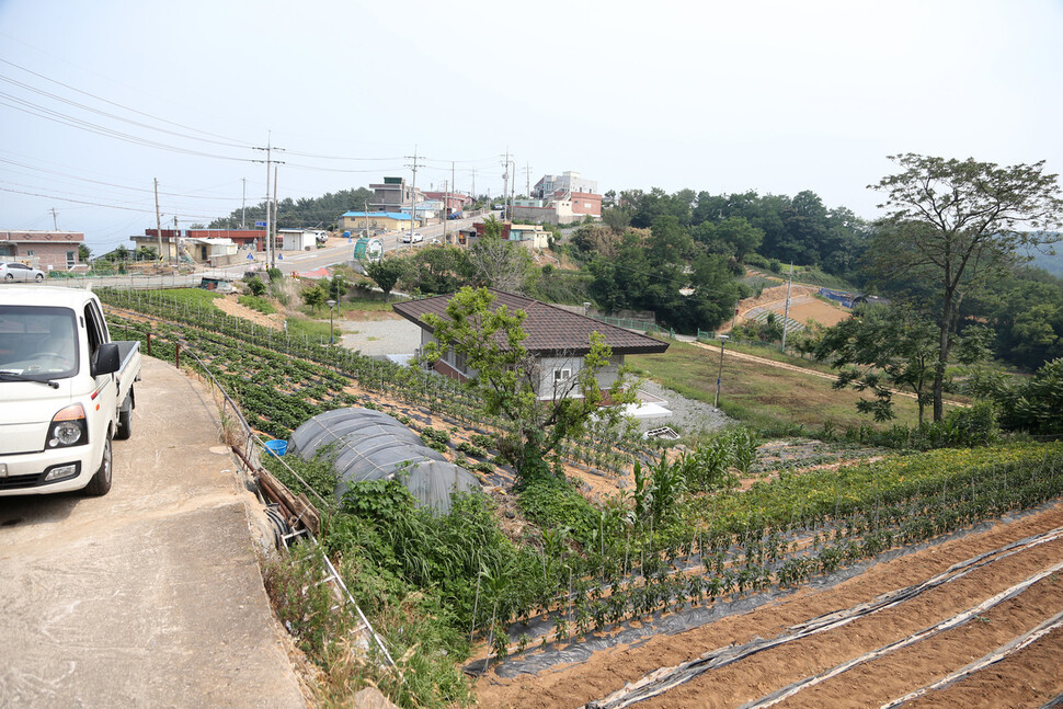 경북 영덕 천지원전 예정지인 영덕읍 석리 일대 전경. 연합뉴스