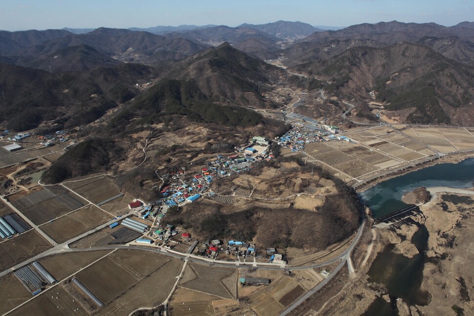 1500여년 전 축조된 것으로 추정되는 옥천 이성산성. 문화재청 누리집