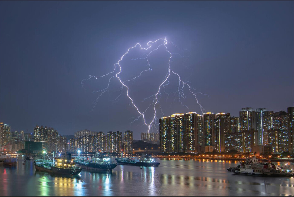 세계기상기구 2021년 달력 공모전 선정 홍콩 작품.