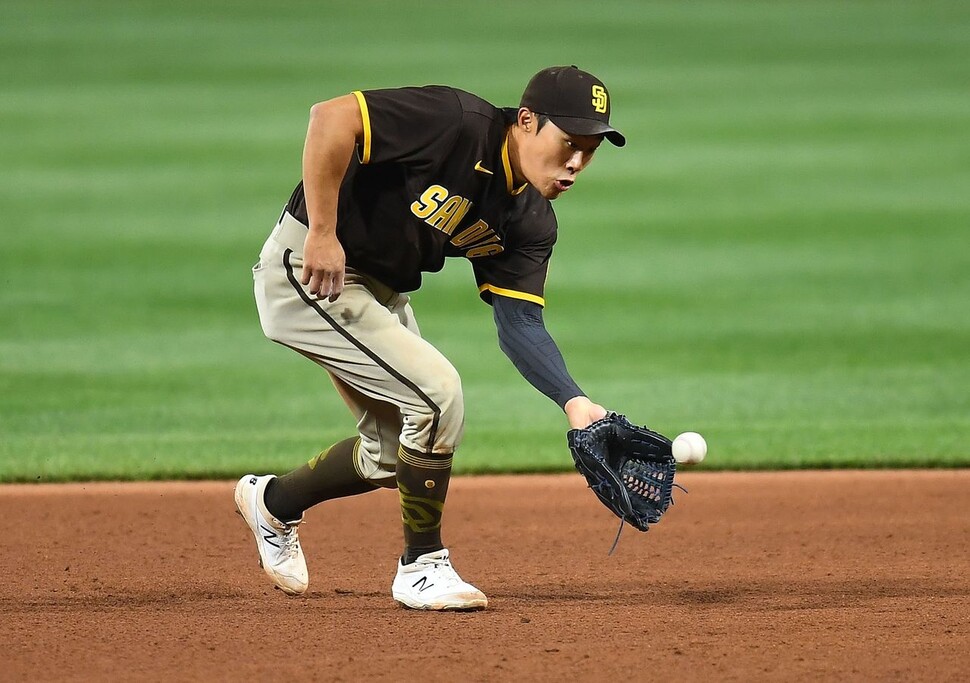김하성, MLB 두 번째 멀티히트…타율 0.226