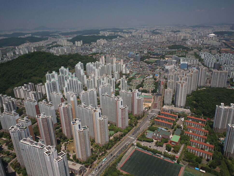 경기도 광명시 모습. &lt;한겨레&gt; 자료사진
