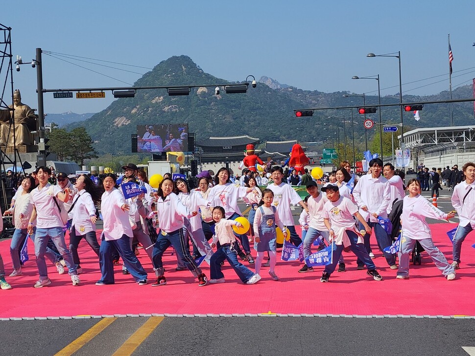 ‘2023 부활절 퍼레이드’ 행사. 사진 한교총 제공