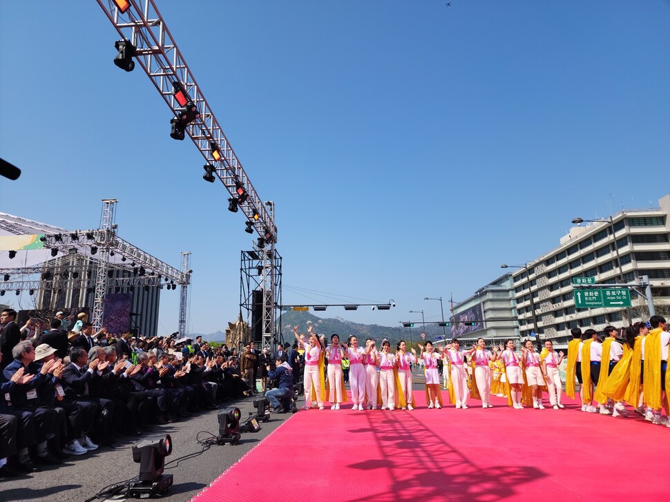 ‘2023 부활절 퍼레이드’ 행사. 사진 한교총 제공