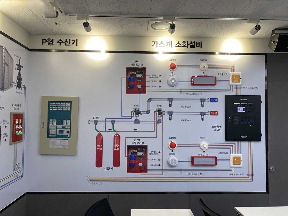 동양미래대 소방안전관리과 실습실 전경. 동양미래대 제공