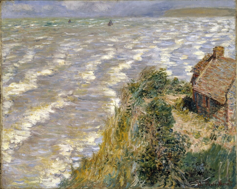 클로드 모네, 밀물(Rising Tide at Pourville), 1882년, Brooklyn Museum, Gift of Mrs. Horace O. Havemeyer, 41.1260