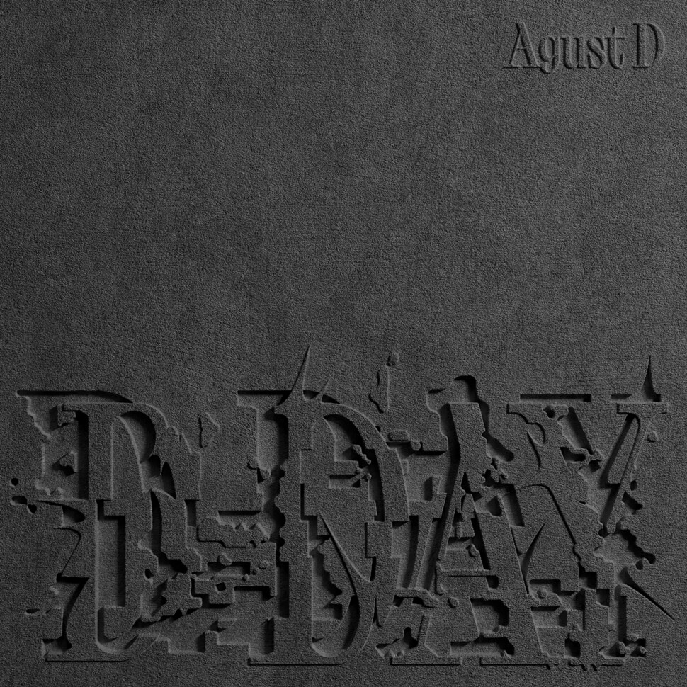 방탄소년단(BTS) 슈가의 솔로 앨범 &lt;디-데이&gt;(D-DAY) 표지. 빅히트뮤직 제공