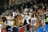 26일 오후 잠실야구장에서 열린 2020KBO LG 대 두산 경기를 찾은 관중들이 열띤 응원을 하고 있다. 연합뉴스