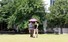 폭염주의보가 내려진 21일 오후 시민들이 양산을 쓴 채 청주시 거리를 걷고 있다. 2022.6.21 청주/연합뉴스