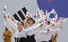 광복절을 하루 앞둔 14일 오후 서울 서대문형무소역사관에서 독립 관련 퍼포먼스가 열리고 있다. 연합뉴스