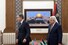 2023년 1월 31일 안토니 블링컨 미국 국무장관과 마흐무드 압바스 팔레스타인 자치정부 수반이 이스라엘이 점령한 요르단강 서안 라말라에서 회담을 마친 후 떠나고 있다. 로이터 연합뉴스