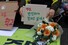 8일 오후 서울 대학로 인근에서 열린 ‘세계 여성의 날 민주노총 전국노동자대회’에서 참가자들이 관련 손피켓을 들고 있다. 연합뉴스