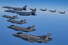 한미 공군이 19일 한반도 상공에서 한국측 F-35A 전투기와 미국 공군 B-1B 전략폭격기 및 F-16 전투기가 참여한 가운데 연합공중훈련을 실시하고 있다. 국방부 제공