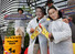 기시다 후미오 일본 총리의 방한을 하루 앞둔 6일 서울 일본대사관 앞에서 시민단체 환경보건시민센터 회원들이 후쿠시마 원전오염수 해양투기에 반대하며 기자회견을 열고 퍼포먼스를 하고 있다. 연합뉴스