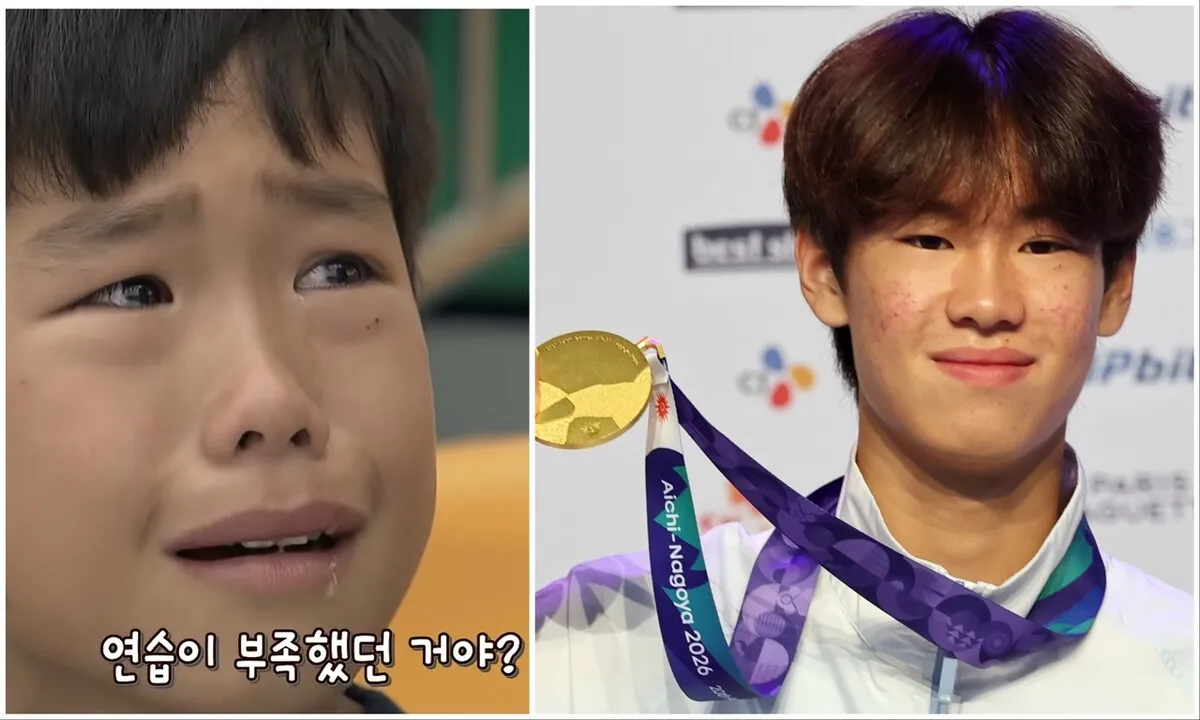 “연습이 부족해?” 울던 10살 ‘영재’ 강준이, 7년 뒤 금빛 질주