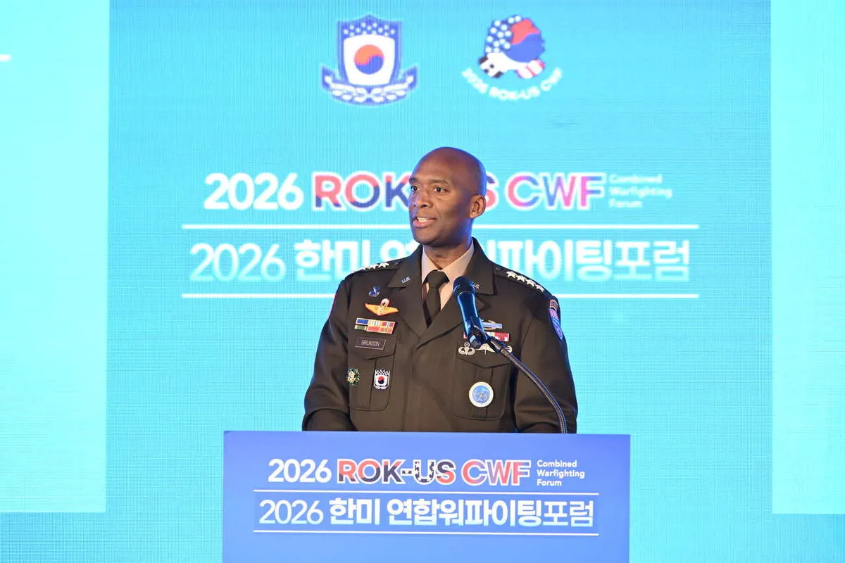 브런슨 사령관 “‘조건 기반’ 전작권 전환…연합합동전영역작전 구현 시급”