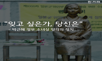 "잊고 싶은가, 당신은" -박근혜 정부 소녀상 망각의 정치