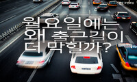 월요일에는 왜 출근길이 더 막힐까?