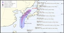 태풍 ‘장미’ 오후 4시께 부산 최근접…강풍 동반 50∼150㎜