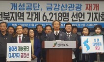 “열려라 개성공단, 다시 가자 금강산”