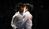 남자 에페 단체전, 스위스 꺾고 준결승서 일본과 맞대결