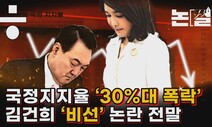 [논썰] 윤 대통령에 등돌리는 민심 왜?…김건희 ‘비선’ 논란 전말