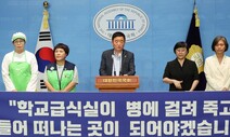 교육 당국 손 놓은 ‘학교 급식실’ 산재…야권, 예방 법안 발의